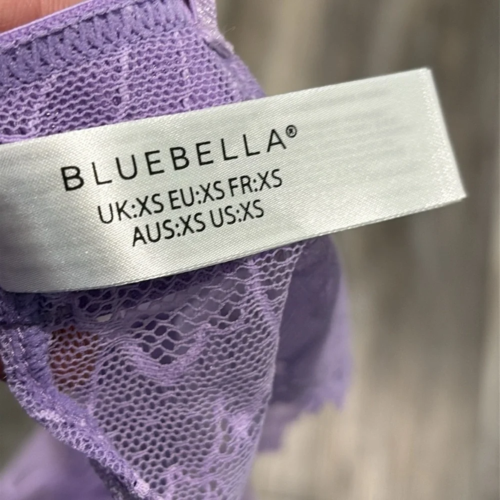 Bluebella purple lace Tori bra XS NEW - Picture 11 of 12
